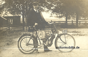 Excelsior GB Motorrad Foto modell MMC 500 1902